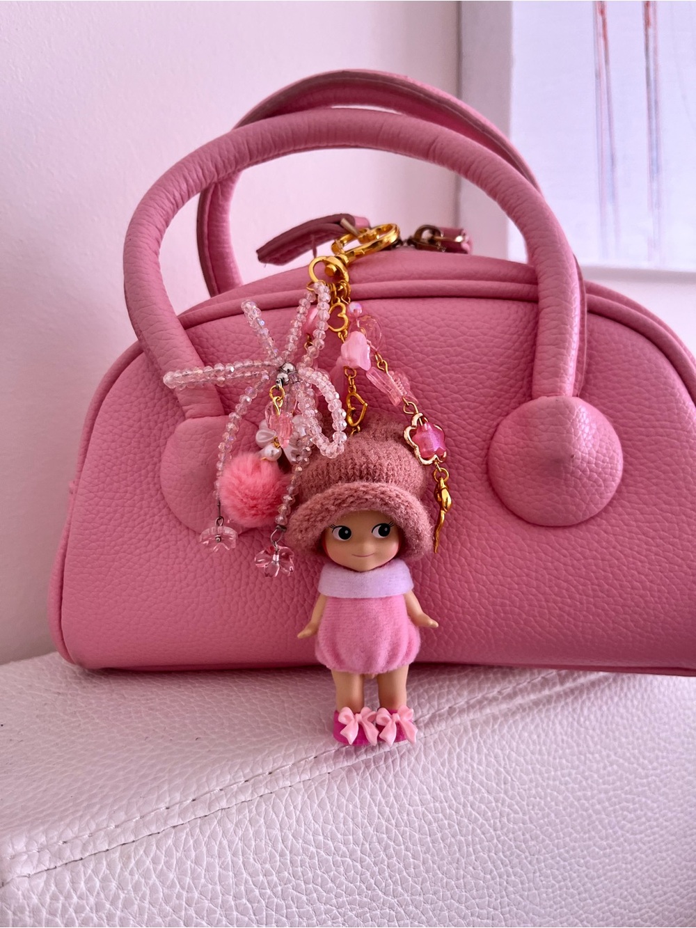 Handmade Sonny angel beanie baby keychain